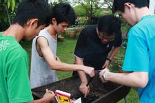 AMCF Christmas BBQ at John Chew's House