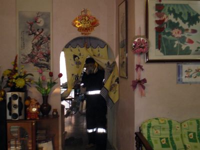 Water-based fogging.